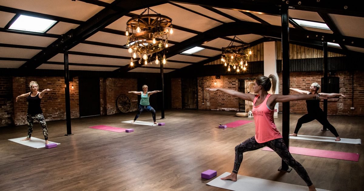 yoga in the barn